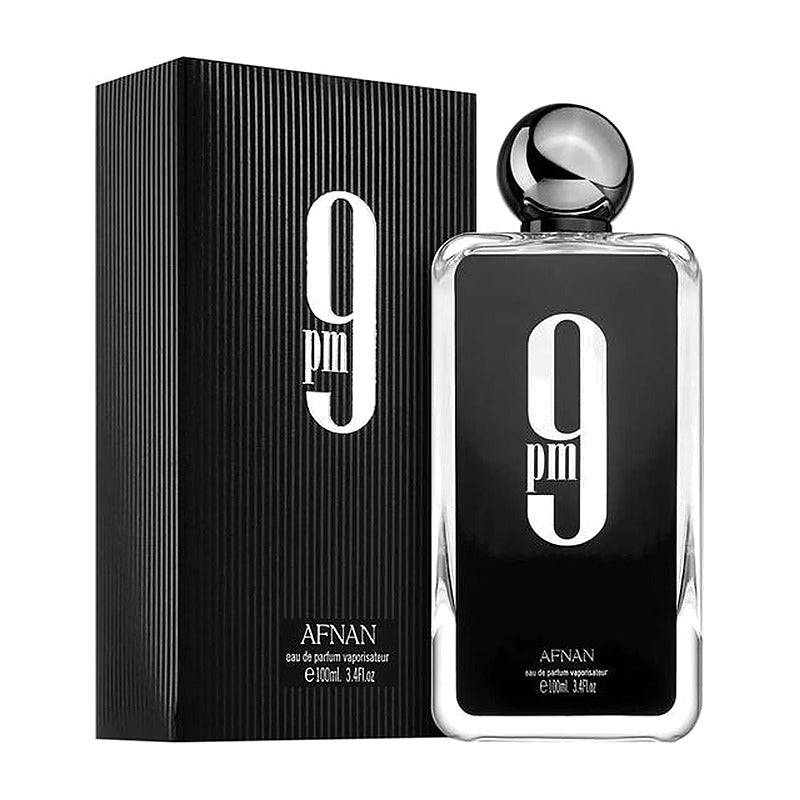 Afnan 9PM Black 100 ml — body splash original | PATAIMPORT