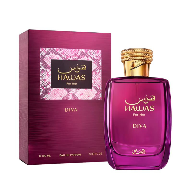 Perfume Rasasi Hawas Diva Eau De Parfum Feminino 100Ml — original sellado | PATAIMPORT