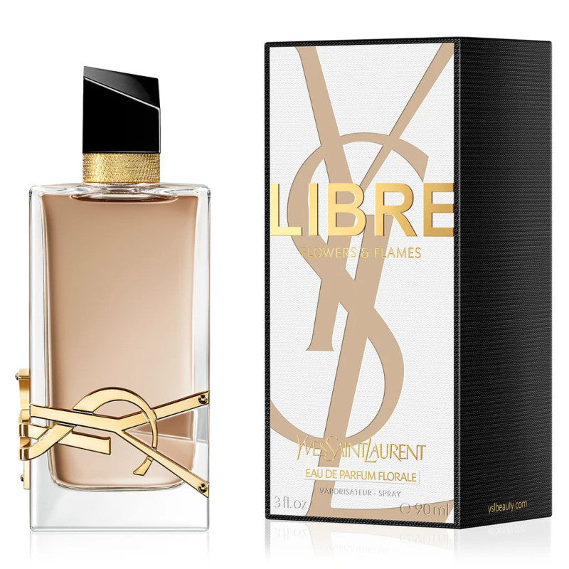 Yves Saint Laurent Libre Flowers Flames EDP 90Ml — original sellado | PATAIMPORT